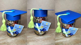 Graduation Gift Ideas  DIY  Recycled Jar  Crafts Ideas Crafts [upl. by Ydnik]