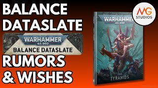 Tyranid Balance Dataslate 2024 Rumors and Wishes  Warhammer 40k 10th Edition [upl. by Ardnusal]