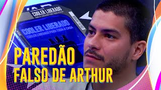 ARTHUR AGUIAR É ESCOLHIDO NO PAREDÃO FALSO E TOCA O TERROR NO QUARTO SECRETO 💥🔥  BBB 22 [upl. by Eerej]