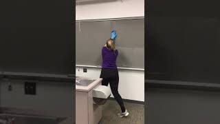 How to efficiently clean a Chalk Board [upl. by Audrey775]