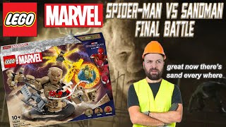 Lego Marvel Spider Man Vs Sandman Final Battle [upl. by Molohs]