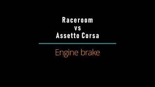 Raceroom vs Assetto Corsa Coasting comparison [upl. by Harihs21]