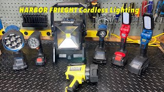 Harbor Freight Cordless Lighting  Review [upl. by Bren]