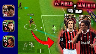 Así JUEGA MALDINI Big Time de 101 amp PIRLO ÉPICO de 97 🤩⚽  EFOOTBALL 2023 Mobile [upl. by Azeria652]