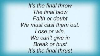 19191 Procol Harum  The Final Thrust Lyrics [upl. by Ettesel]