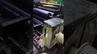 Ryobi printing machine after service [upl. by Tterrej871]