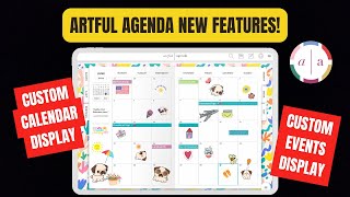 Artful Agendas New Custom Calendar Display Settings No More Calendar Clutter [upl. by Naie]