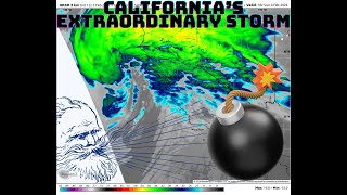 California Weather Monster Storm Imminent [upl. by Aerdnu]