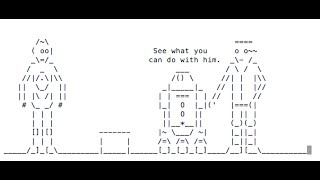 Mac Easter Egg  Star Wars Episode IV in ASCII [upl. by Yenahs]