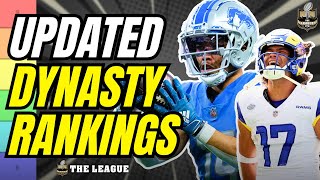 Top 15 Dynasty WR Cornerstone Rankings amp Tiers  Dynasty Fantasy Football 2024 [upl. by Jaal]