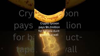 Crypto Tycoon Buys 62M DuctTaped Banana [upl. by Pavla]