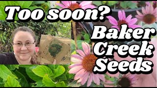 Too Soon to Order Baker Creek Seeds for 2025 New order arrived bakercreek heirloomseeds garden [upl. by Towne953]