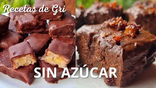 💚3 POSTRES SIN AZÚCAR Sin Gluten y Sin Lácteos Recetas de Gri🌿 [upl. by Aihsilef293]