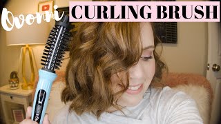 Ovonni Mini Travel Curling Iron Brush REVIEWFIRST IMPRESSIONS 2019  GLENDA [upl. by Ahcsap]