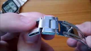 How To Resize Your Watch Band And Remove Links  Reglare bratara ceas [upl. by Renruojos]