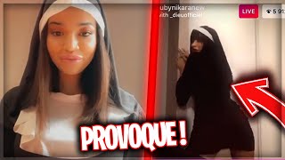 RUBY NIKARA VOUS PROVOQUE EN LIVE  polémique [upl. by Essenaj]