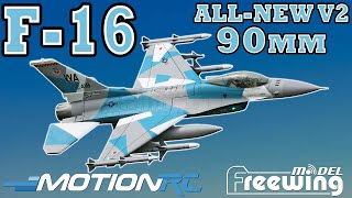 AllNew Redesigned Freewing 90mm F16 V2 EDF Jet  Motion RC [upl. by Idnarb]