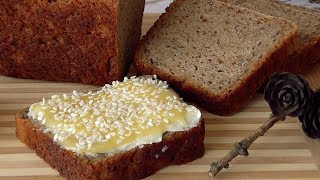 РЖАНОЙ ХЛЕБ НА ЗАКВАСКЕ🌾 С СЕМЕНАМИ ЛЬНА RYE SOURDOUGH BREAD WITH FLAX SEEDS [upl. by Lokin659]