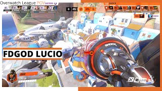 FDGOD LUCIO POV  San Francisco Shock vs Los Angeles Gladiators  OWL Season 2021 Week 1 [upl. by Neeleuqcaj836]