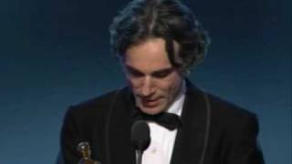 Daniel DayLewis winning an Oscar® for quotThere Will Be Bloodquot [upl. by Lebanna]