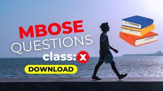 MBOSE Class XI Questions Mbose Class 10 Question Papers  2017 2018 2019 2020 2021 2022 2023 [upl. by Alasdair]