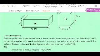 correction bac info 2023 session principal [upl. by Enitsirk]