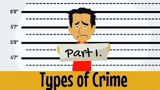 Types Of Crime Part I [upl. by Lietman]