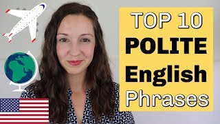 TOP 10 Polite English Expressions Advanced Vocabulary Lesson [upl. by Con]