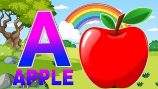 A for apple  अ से अनार  abcd phonics song  a for apple b for ball c for cat  abcd song  abcde [upl. by Atirrehs259]