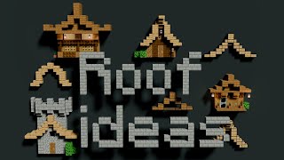 Minecraft Roof Ideas [upl. by Sevein]