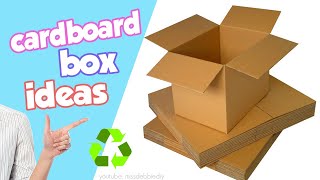 😍 You will love these 15 Ideas to make with cardboard boxes [upl. by Merdith]