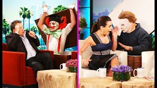 Moments When Ellen Scares Celebrities On The Ellen Show [upl. by Josh]