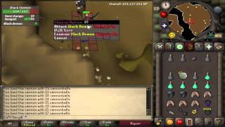 OSRS  Black Demons  47k Slay XP\HR  Blowpipe [upl. by Anelac]