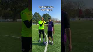 The keeper needs a higher wall🤯 goalkeeper football soccer footballplayer soccerplayer futbol [upl. by Edward]