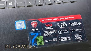 msi GE72VR 7RF Apache Pro Gaming Laptop Disassemble Clean Dust Apply Thermal Paste Solve Overheat [upl. by Thane]