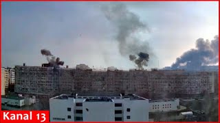 New footage from Russia’s Belgorod region where fighting continues [upl. by Sixel]