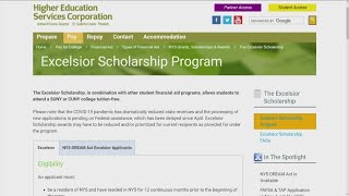 Excelsior Scholarship [upl. by Cerallua]