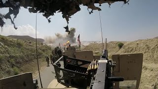 US Special Operations Forces In Heavy Combat During Assault On ISK Position In Afghanistan [upl. by Namzed]