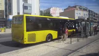 MTS  Metro Sul do Tejo  Sismens Combino Tram  Linha 1  Cacilhas  Corroios [upl. by Cartwell]