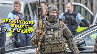 SPEZIALEINSATZKOMMANDO SEK STÜRMT WOHNUNG VON AXTMANN LiveZugriff  Großeinsatz der Polizei [upl. by Waterman518]