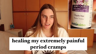 healing my extremely painful period cramps WITHOUT birth control vitex chaste tree [upl. by Ylime275]