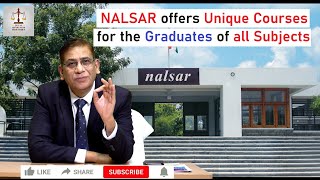 NALSAR offers Unique Courses for the Graduates of all Subjects  Faizan Mustafa [upl. by Bethesda631]