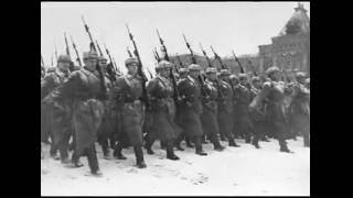 Soviet October Revolution Parade 1941 Парад 7 Ноября [upl. by Nodal]