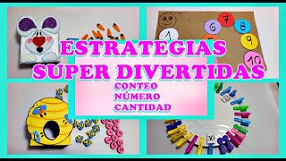 ESTRATEGIAS SUPER DIVERTIDAS PARA ENSEÑAR EL CONTEONÚMERO CANTIDAD [upl. by Friedland]