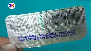 Ondem8mgTablet  Ondansetron 8mg Tablet  Ondem 8mg Tablet Uses Benefits Dosage Review in Hindi [upl. by Hanzelin]