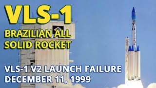 VLS1 V2 Launch Failure  Solid Fuel Brazilian Rocket 1999 Alcantara Space Center AI upscale [upl. by Xantha159]