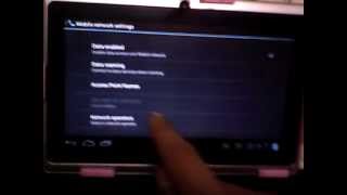 how to set up broadband huawei e153 connection with android tablet 7 MID 40 [upl. by Htebezile]