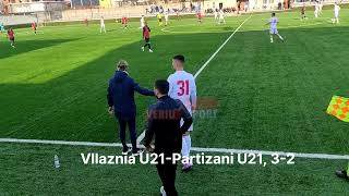 Pamje nga ndeshja Vllaznia U21Partizani U21 32 Superliga e futbollit U21 Stadiumi “Reshit Rusi” [upl. by Nail]