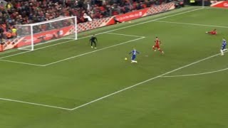 Mykhailo Mudryk HUGE miss vs Liverpool vs Chelsea Mykhailo Mudryk missed big chance vs Liverpool [upl. by Retxed14]