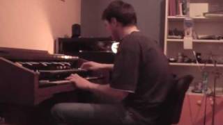 nice blues jamming on hammond L100 organ [upl. by Aryek271]